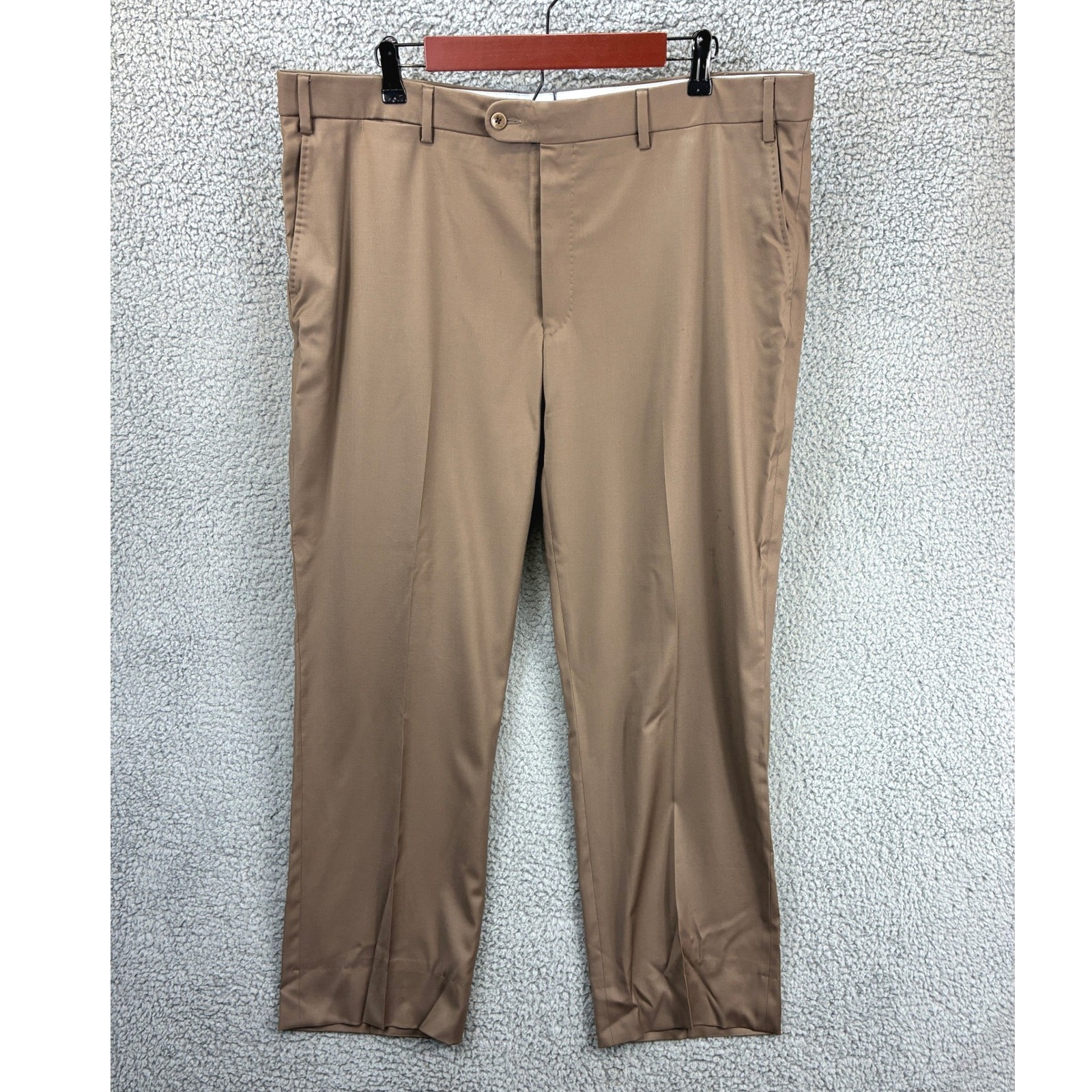 6 East By Ballin Loro Piana Fabric Trousers Men's Size 40 Brown Traditional Fit